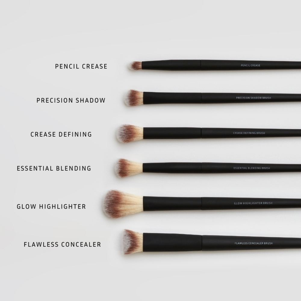 Black Makeup Brush Set